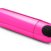10x Rechargeable Vibrating Metallic Bullet - Pink