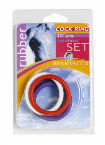 Rubber C-Ring Set - 1.5" - Rainbow