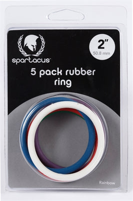Rubber Cock Ring 5 Pack - 2