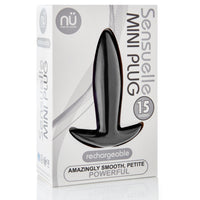 Sensuelle 15 Function Mini Plug - Black