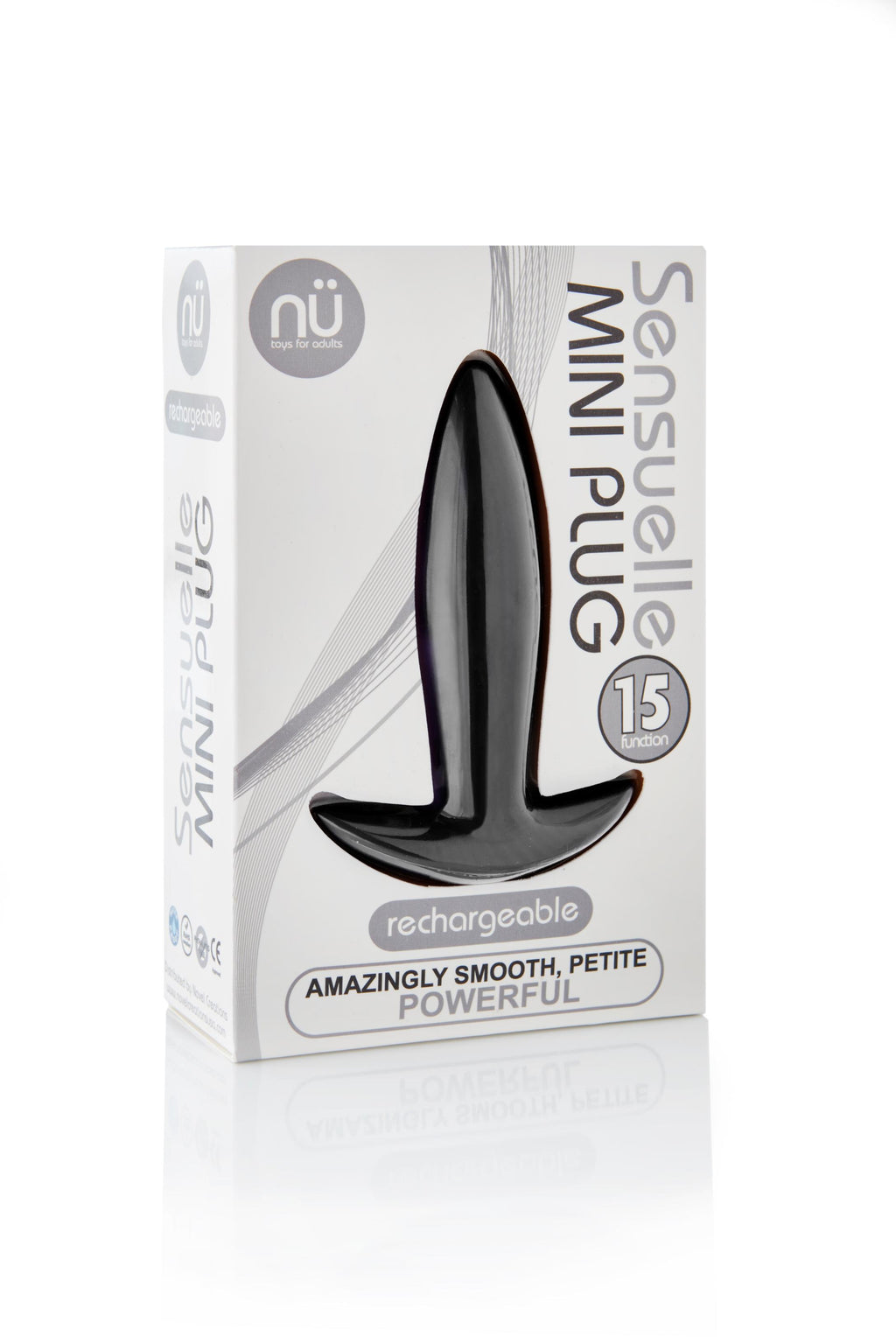 Sensuelle 15 Function Mini Plug - Black