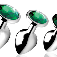 Emerald Gem Anal Plug Set