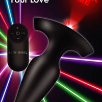 Laser Fuck Me Anal Plug With Remote Control - Small