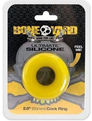 Ultimate Silicone Cock Ring - Yellow
