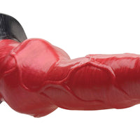 Cc - Hell-Hound - Canine Penis Silicone Dildo - Red