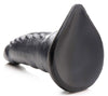Cc Beastly Tapered Bumpy Silicone Dildo - Silver