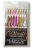 Glitterati Penis Party Celebration Straws - 8  Count