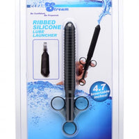 Ribbed Silicone Lubricant Launcher