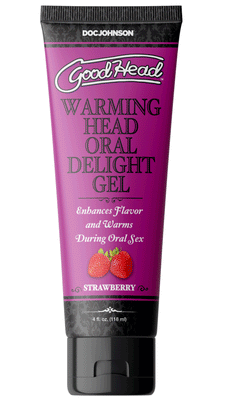Goodhead - Warming Head Oral Delight Gel -  Strawberry - 4 Fl. Oz.