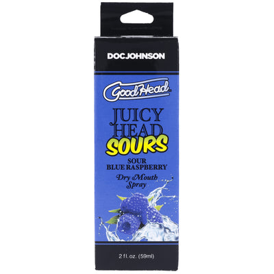 Goodhead - Juicy Head - Dry Mouth Spray - Sour  Blue Raspberry - 2 Oz
