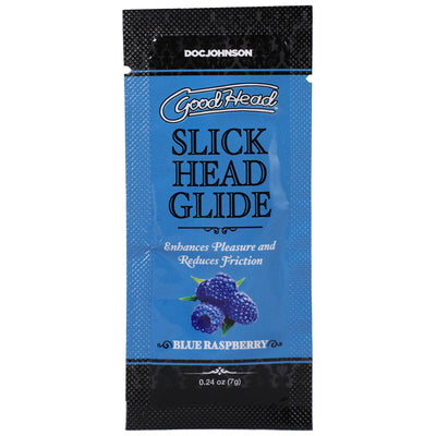 Goodhead - Slick Head Glide - Blue Raspberry - 0.24 Oz