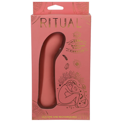Ritual - Zen - Rechargeable Silicone G-Spot Vibe - Coral