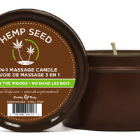 Naked in the Woods Suntouched Candle With  Hemp 6 Oz