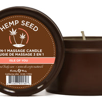 3 in 1 Isle of You Candle With Hemp - 6 Oz.