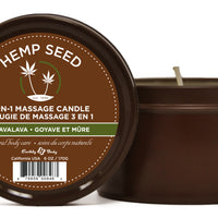 3 in 1 Guavalava Suntouched Candle With Hemp 6.8 Oz - Hemp Seed