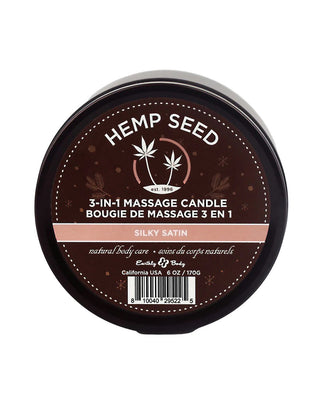 3-in-1 Massage Candle - 6 Oz. - Silky Satin