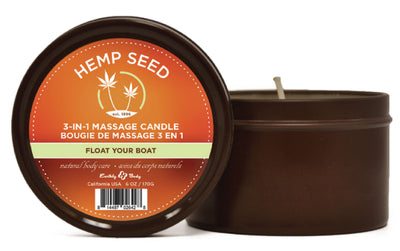 3-in-1 Massage Candle - 6 Oz. - Float Your Boat