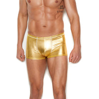 Men's Gold Lame Boxer Brief - Small-medium - Gold