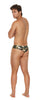 Men's Thong Back Brief - Large-xlarge -  Camouflage