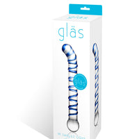 Mr. Swirly 6.5 Inch G-Spot Glass Dildo