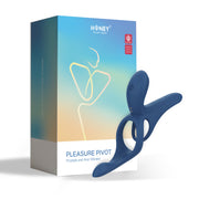 Pleasure Pivot - App Controlled - Couples Vibrator - Navy Blue