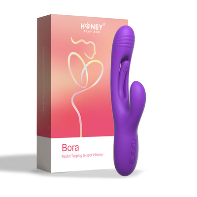 Bora - Rabbit Tapping G-Spot Vibrator - Purple