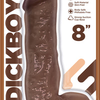 Dickboy - Skins - Dildo With Balls  - 8 Inch -  Caramel Dick Lover