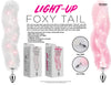 Foxy Tail - Light Up Faux Fur Butt Plug - Pink Plug - Pink