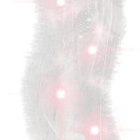 Foxy Tail - Light Up Faux Fur Butt Plug - White Plug - White