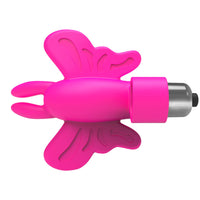The 9's Flirt Finger Butterfly Finger Vibrator - Pink