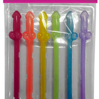 Rainbow Naughty Straws