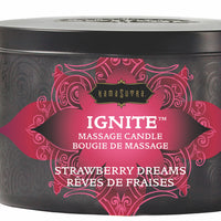 Ignite Strawberry Dreams Massage Candle - 6 Oz.