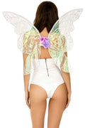 Iridescent Glitter Fairy Wings - One Size - Multicolor