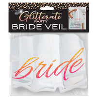 Glitterati Bride Veil - White