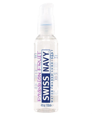 Swiss Navy Flavors Water Based Lubricant - Passion Fruit 4 Fl. Oz.