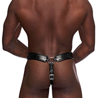 Taurus Leather Thong - One Size - Black