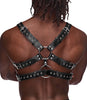 Gemini Leather Harness - One Size - Black