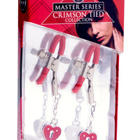 Charmed Heart Padlock Nipple Clamps