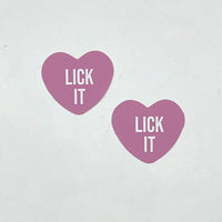 Lick It Light Pink Candy Heart Pasties