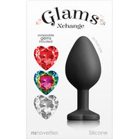 Glams Xchange Heart - Medium - Black