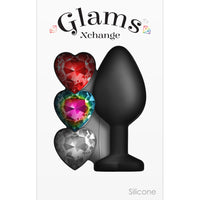 Glams Xchange Heart - Medium - Black