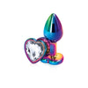 Rear Assets - Mulitcolor Heart - Small - Clear