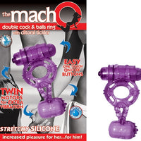 The Macho Double -Purple Cock and Balls