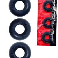 Ringer Cockring 3 Pack - Small - Night Black