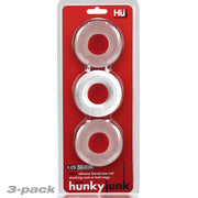 Huj3 C-Ring 3-Pack - White - Clear Ice