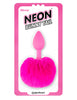 Neon Bunny Tail - Pink