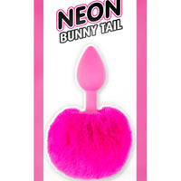 Neon Bunny Tail - Pink