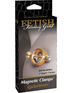 Fetish Fantasy Gold Magnetic Clamps - Gold