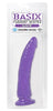 Basix Rubber Works - Slim 7 Inch With Suction Cup - Purple