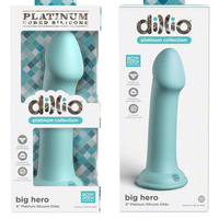 Dillio Platinum - Big Hero 6 Inch Dildo - Teal